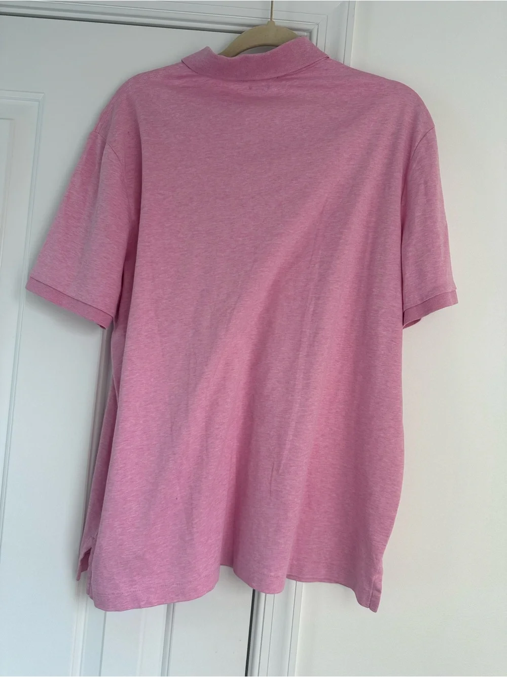 Polo Ralph Lauren Men’s Pink Short Sleeve Polo Shirt Large New without tags